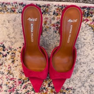 Amina Muaddi AWGE Mules